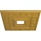 Ekena Millwork Eris Ceiling Medallion (Canopies up to 9 7/8"), 18"W x 18"H x 3 1/2"ID x 1 1/8"P, Iridescent Gold CM18ERIGS - alternate 2